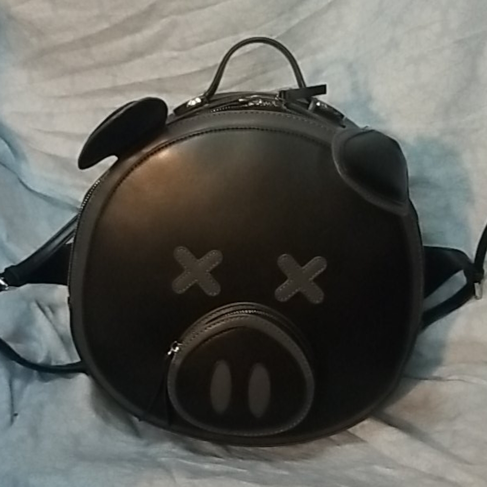 Shane Dawson black pig backpack purse conspiracy